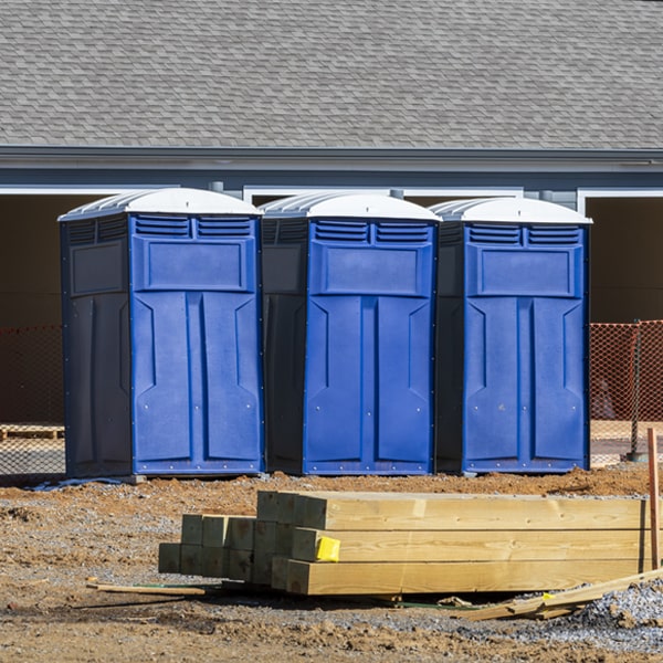 how do you ensure the porta potties are secure and safe from vandalism during an event in Peru IA